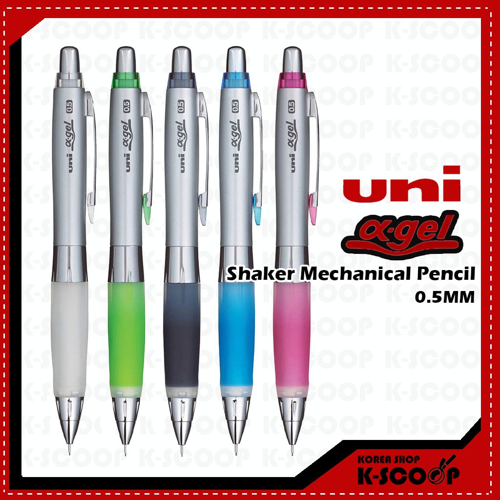Uni Alpha Gel Shaker ดินสอกด 0.5 มม. M5-617GG(Blister Pack)