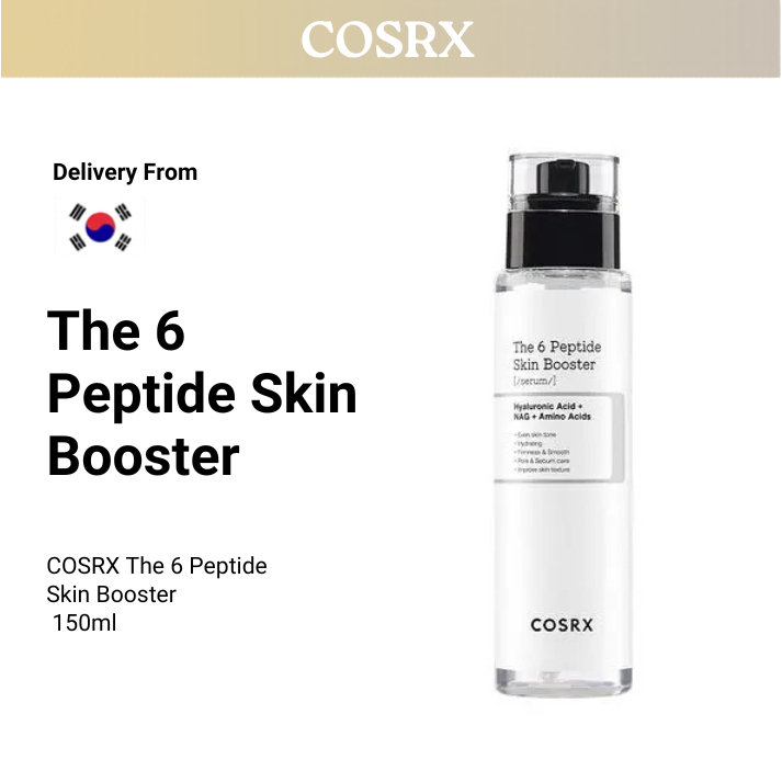 [COSRX] The 6 Peptide Skin Booster Serum 150ml | 6-Peptide Niacinamide Hyaluronic Acid First Serum