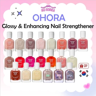 OHORA Glossy & Enhancing Nail Strengthener 15ml – 10 สี / K-BEAUTY