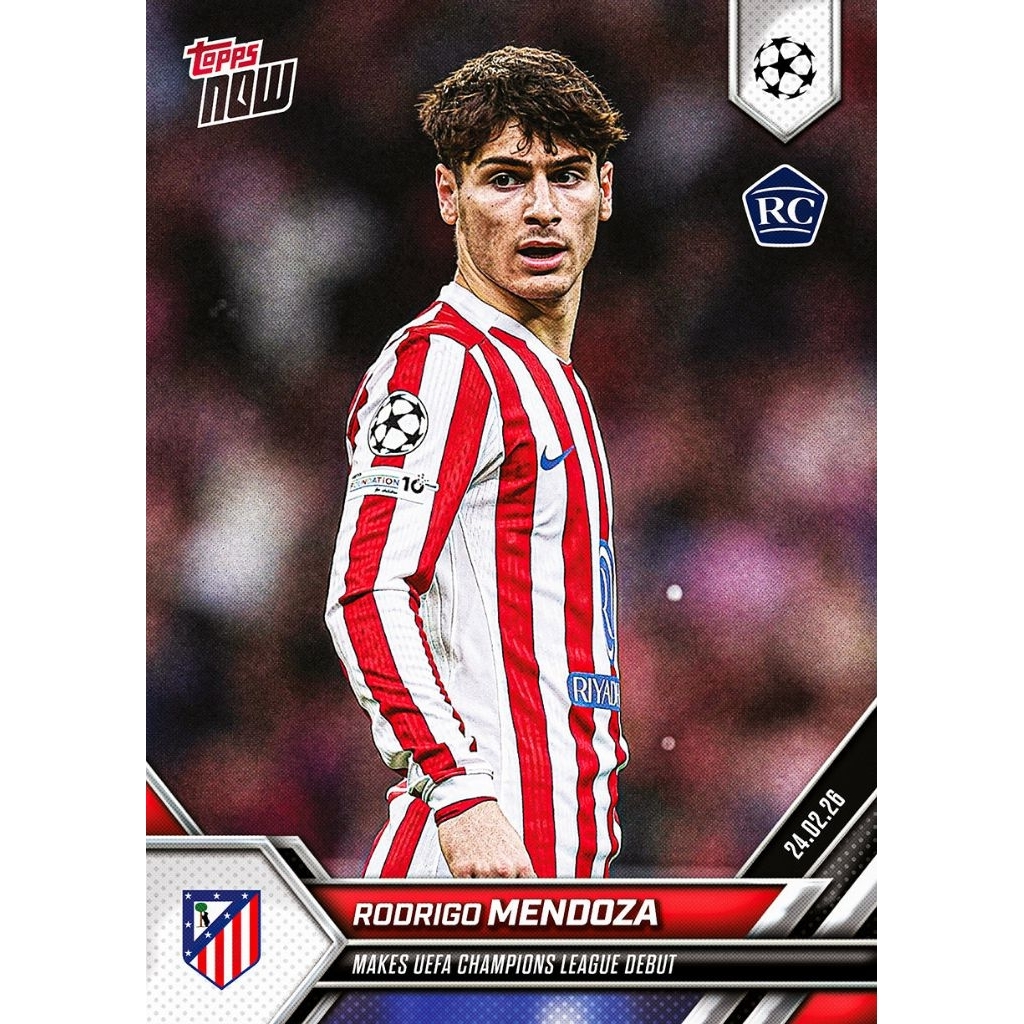 Rodrigo Mendoza - 2025-26 UCL Topps NOW - การ์ด 95
