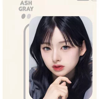 LENBLING Big Pureble 1Month - Ash Grey 1Box(2p) เลนส์ถาวร 13.8 มม.