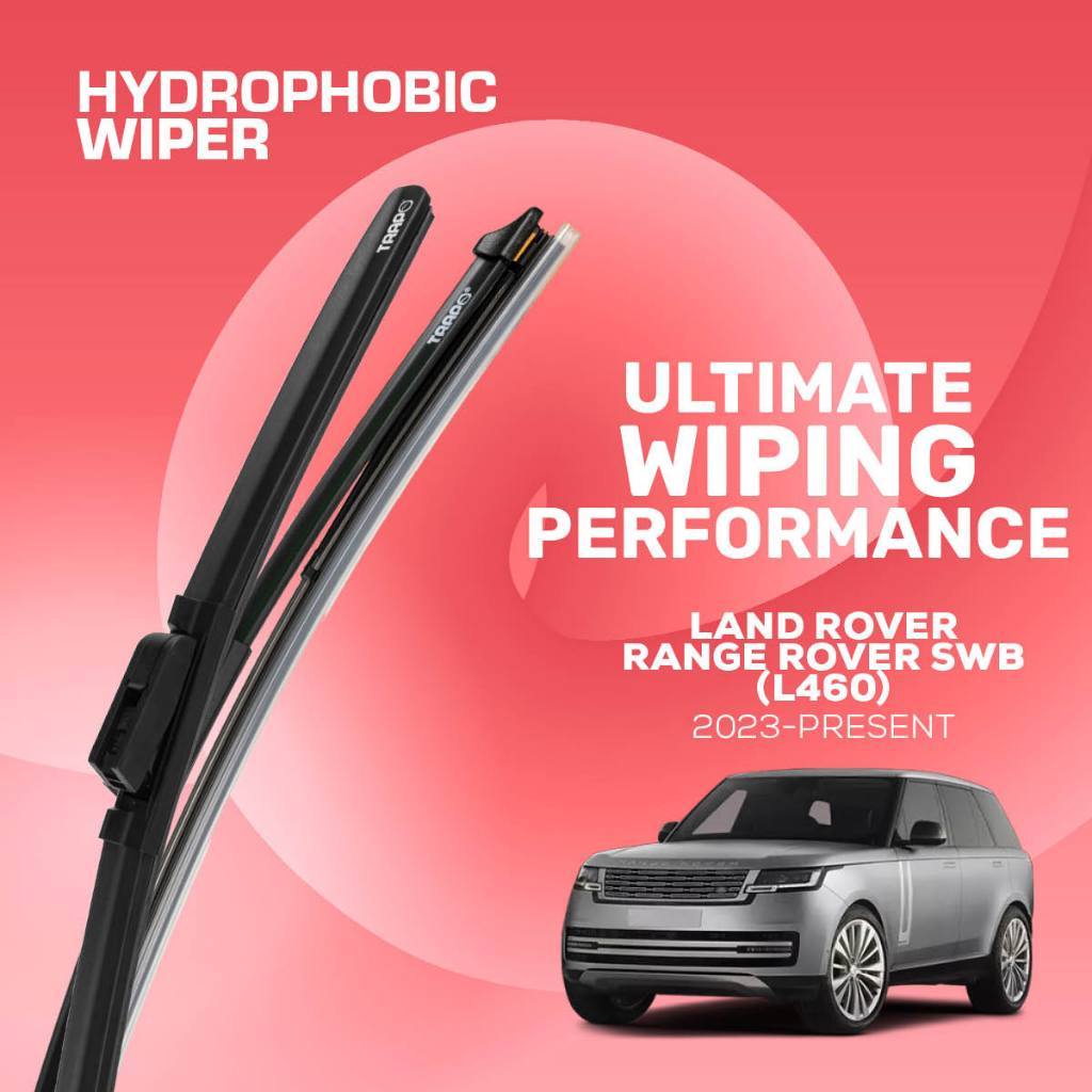 ใบปัดน้ําฝนรถยนต์ Trapo Hydrophobic สําหรับ Land Rover Range Rover SWB (L460) (2023-ปัจจุบัน)