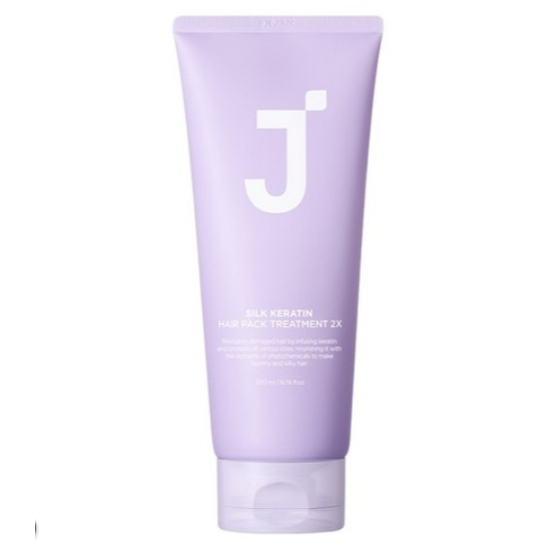 J.SOOP Silk Keratin Hair Pack 2X 200ml 4-Layer Protein Care สําหรับผมแห้งเสีย