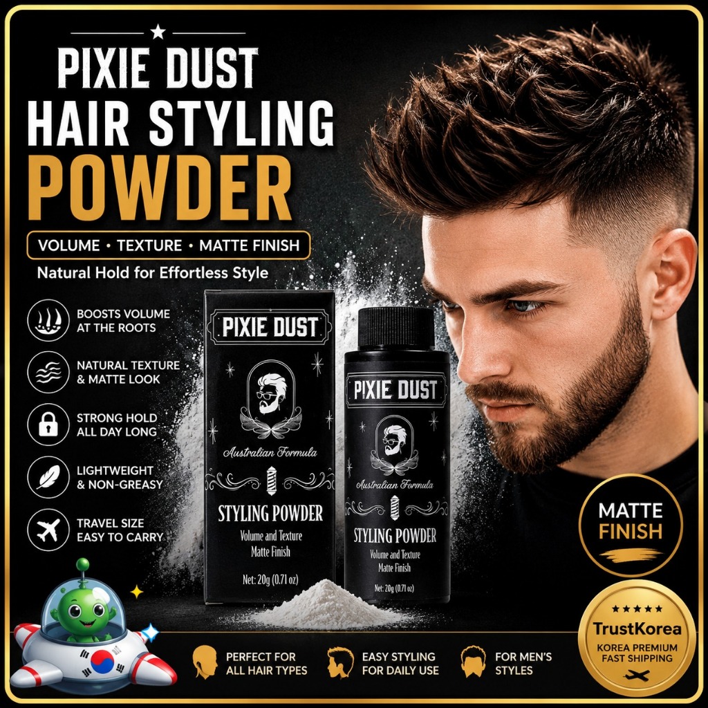 PIXI DUST Hair Stying Powder Wax 20g Matte Texture Volume Hair Powder for Men Natural Hold