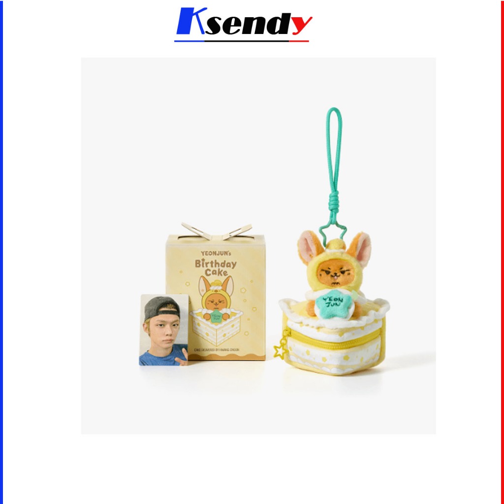 ( TXT ) [ YEONJUN ] HWANG CHOON Cake Pouch + Photocard
