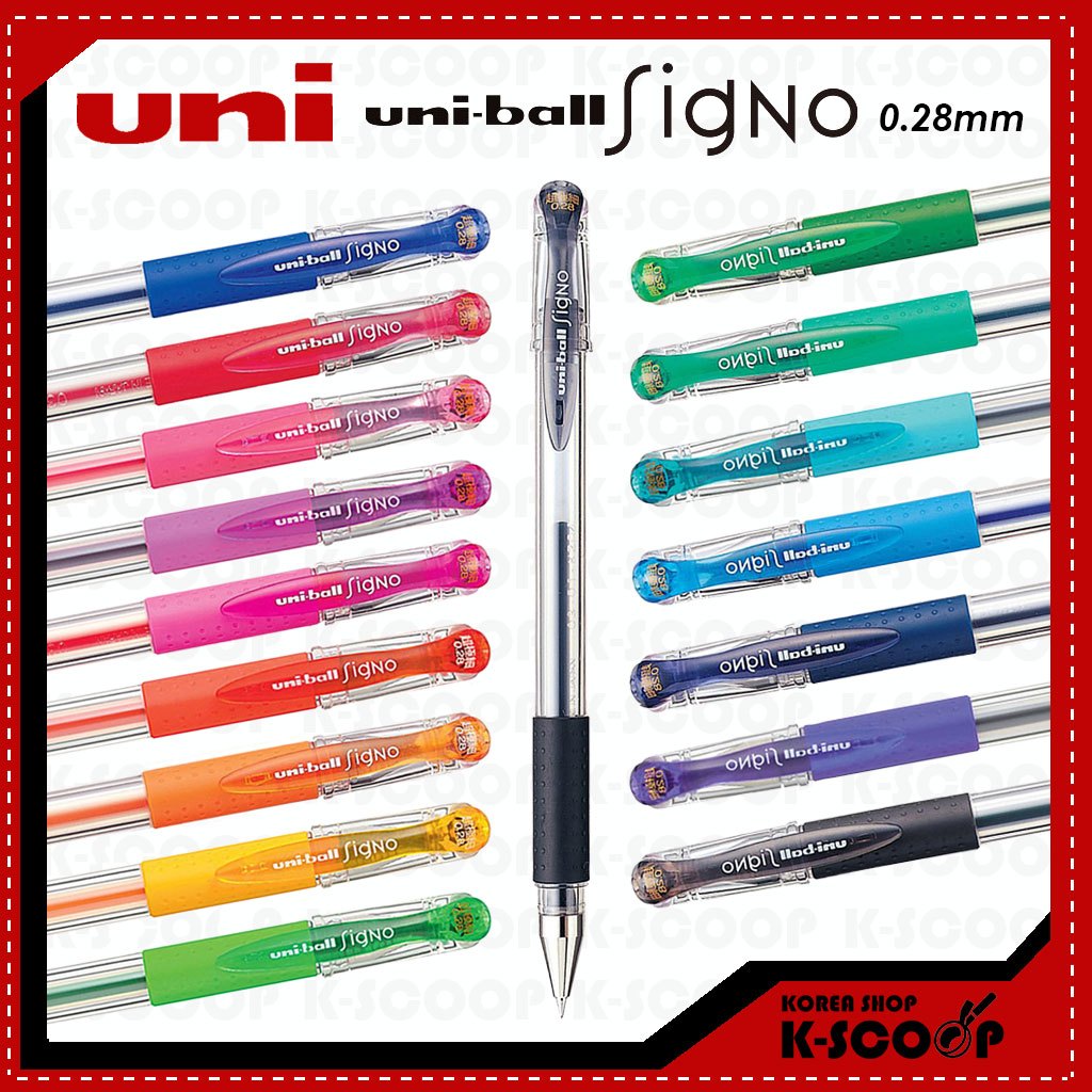 Uni-ball Signo Gel Ink Pen Cap Type 0.28mm UM-151-28