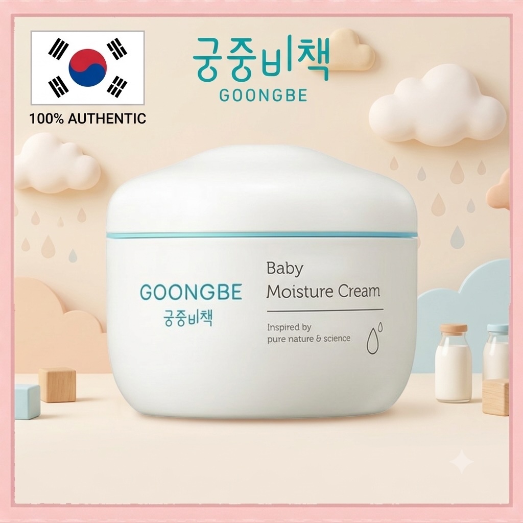 [KOREA] GOONGBE Baby Moisture Cream 100hr Infant Infant Sensitive Skin Care Cream (+ของแถม)