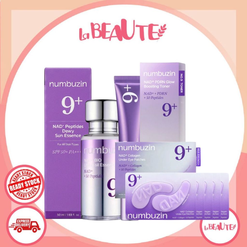นูมูซิน เบอร์ 9 NAD+ BIO Lifting-sil Essence 50ml / No.9 NAD+ PDRN Glow Boosting Toner 150ml/ Full F