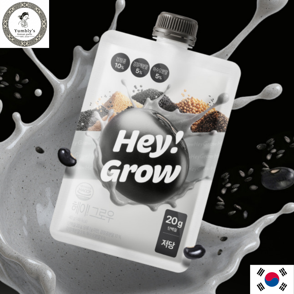 [Foodology] Hey Grow Grain Flavour Low-Sugar Protein Shake, 40g* 7p(1กล่อง)