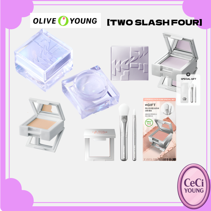 [TWO SLASH FOUR] Erasing Face Cube 2.6g เกาหลี Face Corrector/Strobing Face Cube 3.4g/Dazzling Face 
