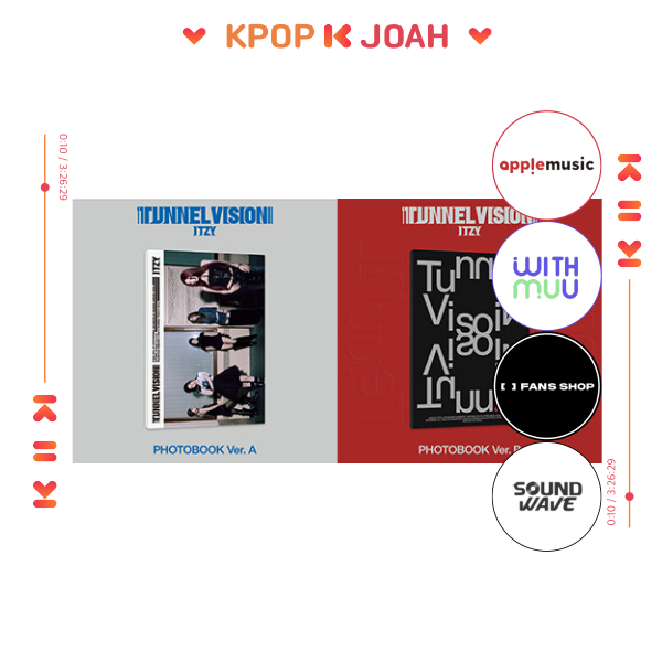 [POB] (Photobook ver.) ITZY [TUNNEL VISION] 11th Mini Album (10th Nov.2025)
