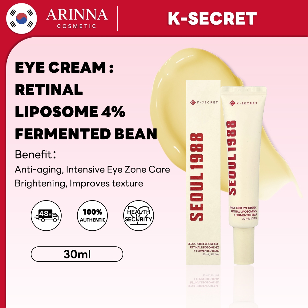 [K-SECRET]SEOUL 1988 Eye Cream: Retinal Liposome 4% + Fermented Bean 30ml
