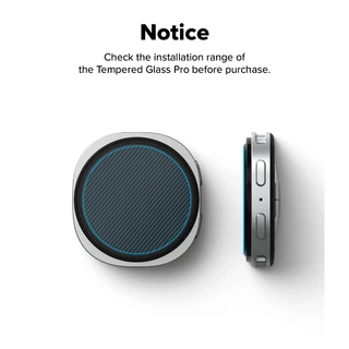 Ringke Tempered Glass Pro สําหรับ Galaxy Watch 9 / 8 40mm กระจกนิรภัยกันรอยหน้าจอ