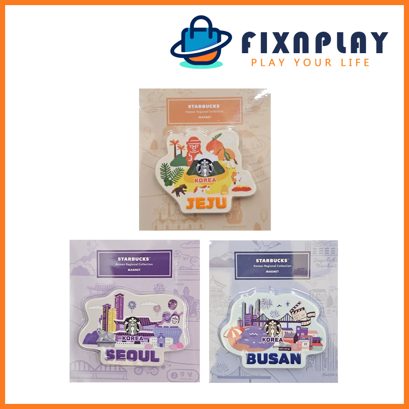 Starbucks Korea Vestal Collection Magnet – Seoul / Busan / Jeju (3 ตัวเลือก)