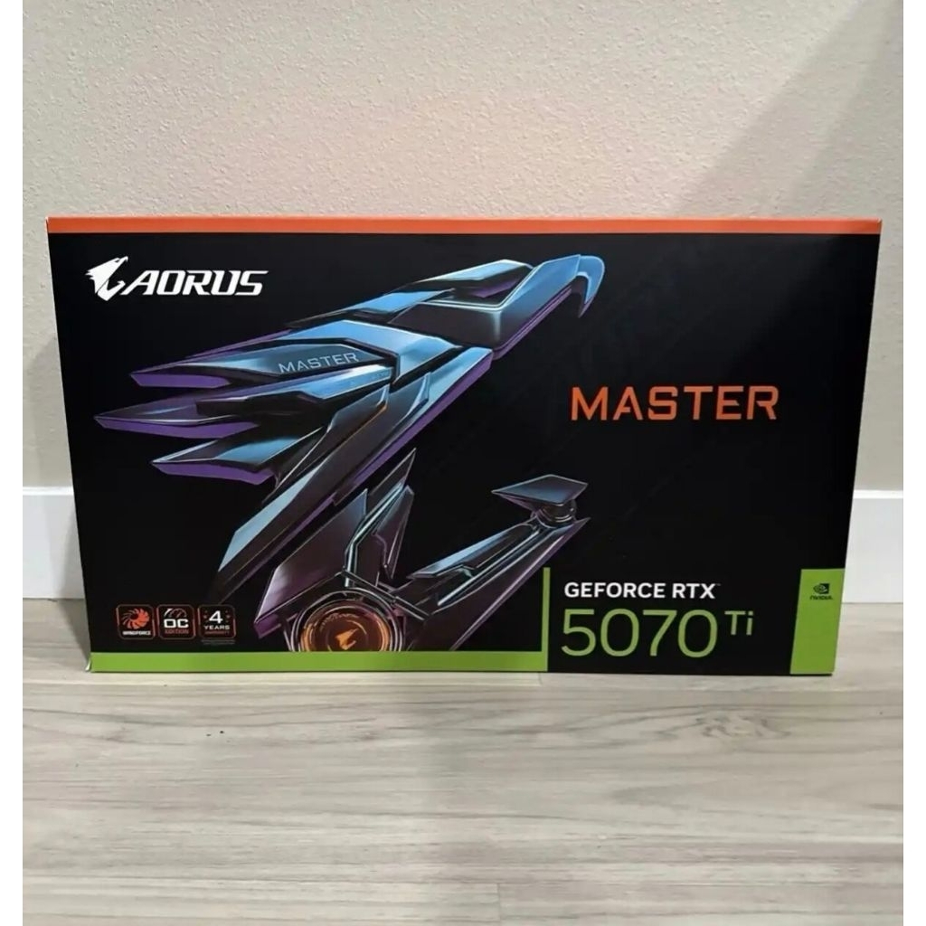 AOURUS GeForce RTX 5070 TI MASTER16GB ใหม่