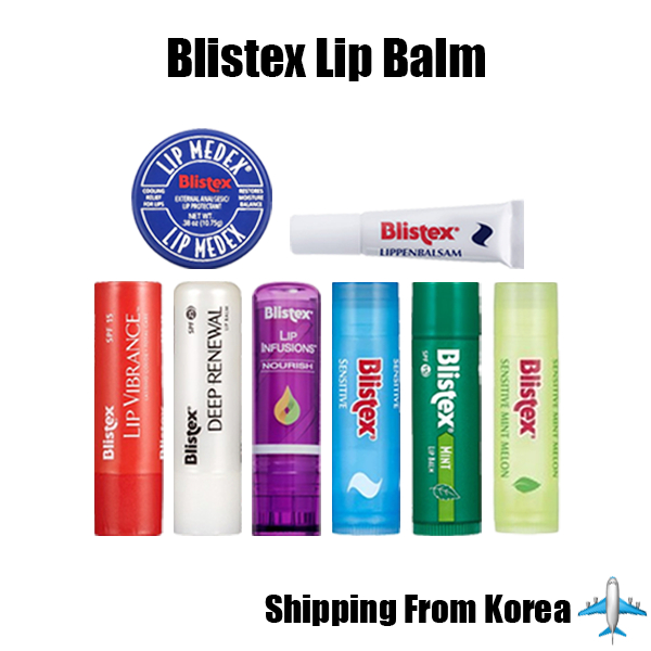 [Blistex] Lip Balm Series Lip CareRelief Cream / Medex / Vibrace / Deep Renewal / Sensitive / Mint Melon / Infusion Nourish