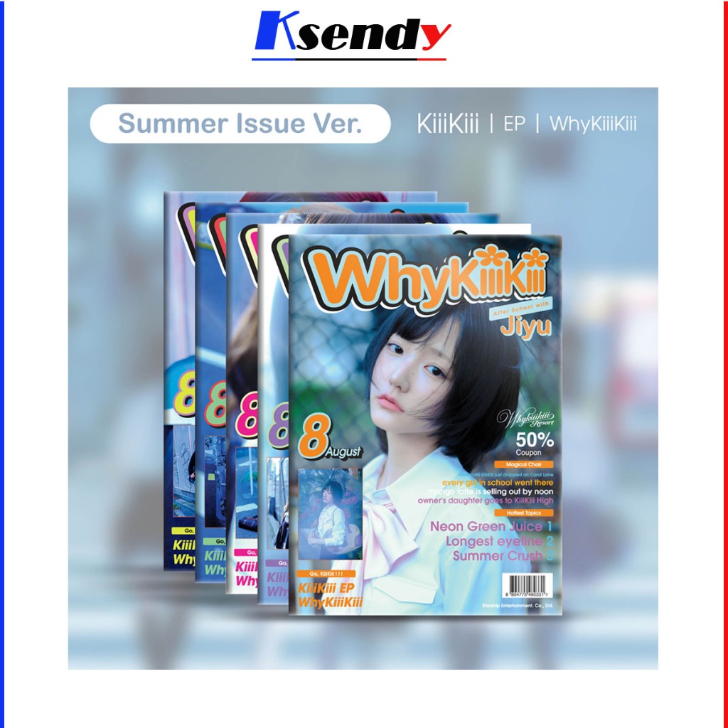 KiiiKiii EP Album [ WhyKiiiKiii ] SUMMER ISSUE Ver.(Random)