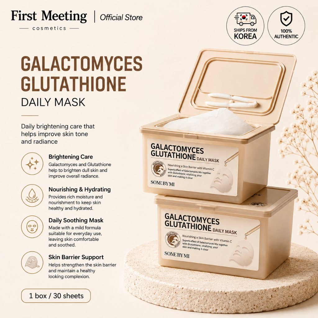 [SOME BY MI] Galactomyces Glutathione Daily Mask 30ea สําหรับ Daily Brightening Care 350ml/KR
