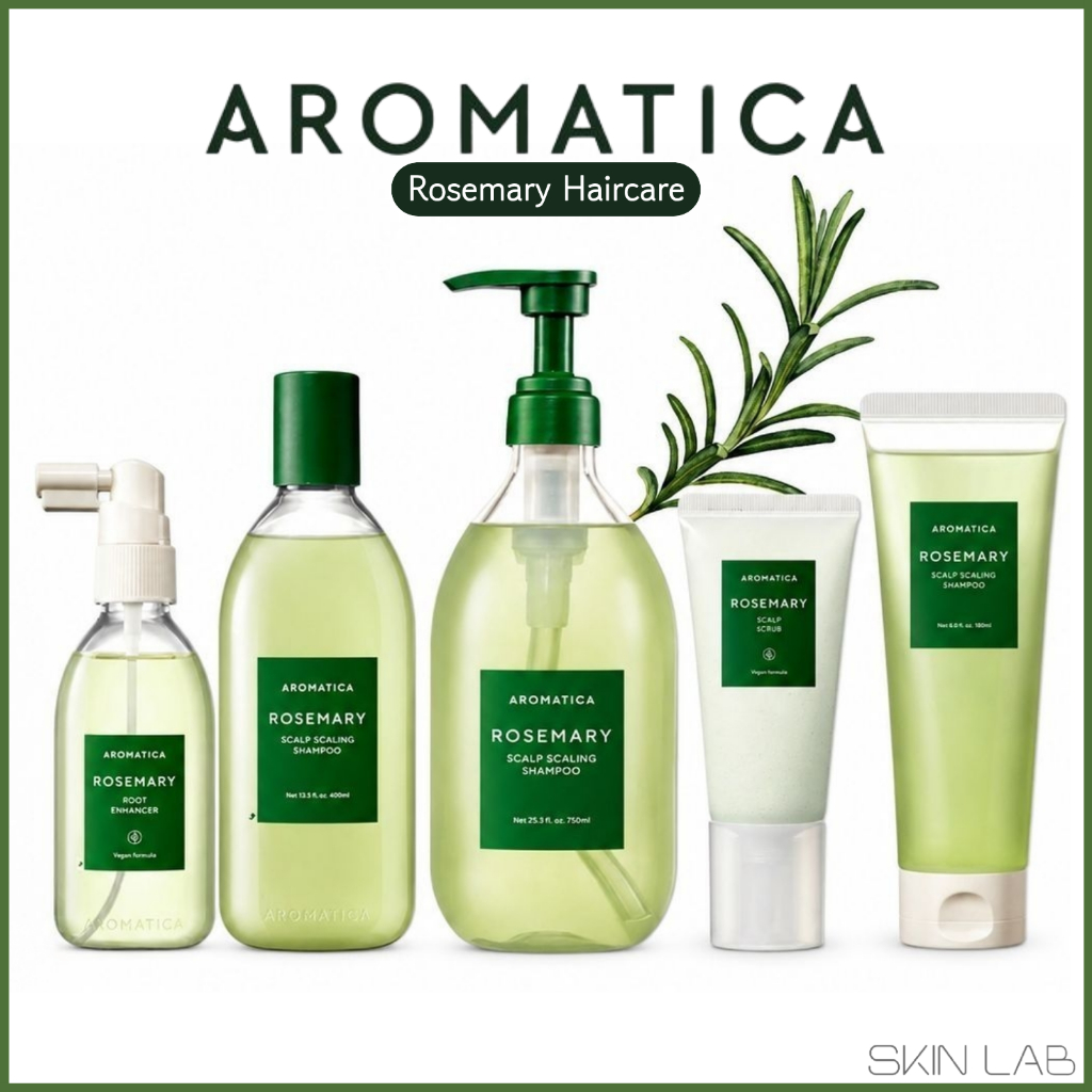 [AROMATICA] Rosemary Scalp Care  แชมพู / สครับหนังศีรษะ ลดความมัน บำรุงรากผมและดูแลปัญหาผมร่วง