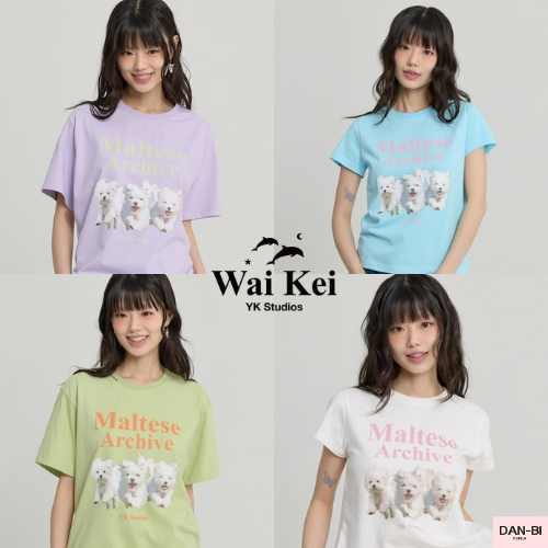 [WAIKEI] *NEW COLOR ARRIVED!* MALTESE ARCHIVE T-SHIRT_4 COLORS / สินค้า KR แท้ 100% / จัดส่งรวดเร็วจ