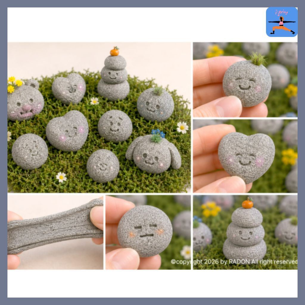 [oddly] Target Pet Rock Clay Kit DIY Miniature Desktop Decorative Room Aesthetic Stand Set