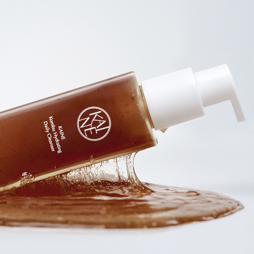 KAINE Kombu Hydrating Daily Cleanser 155g มังสวิรัติ Low pH Gel Face Cleanser Panthenol Hydrating Fa
