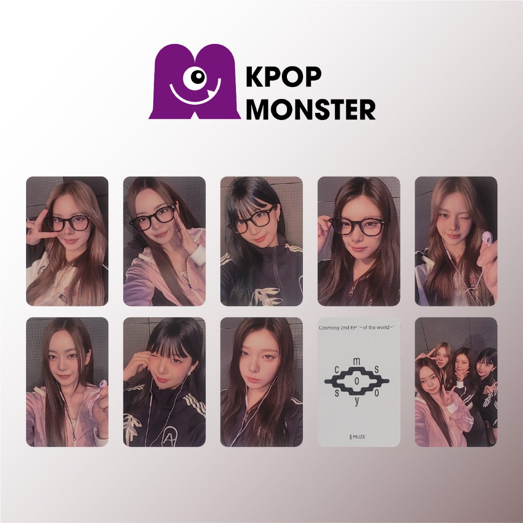 [COSMOSY] ~of the world~ / JJMUZE Fan Meeting Event(6.19) Photocard(มีรอยผิด)