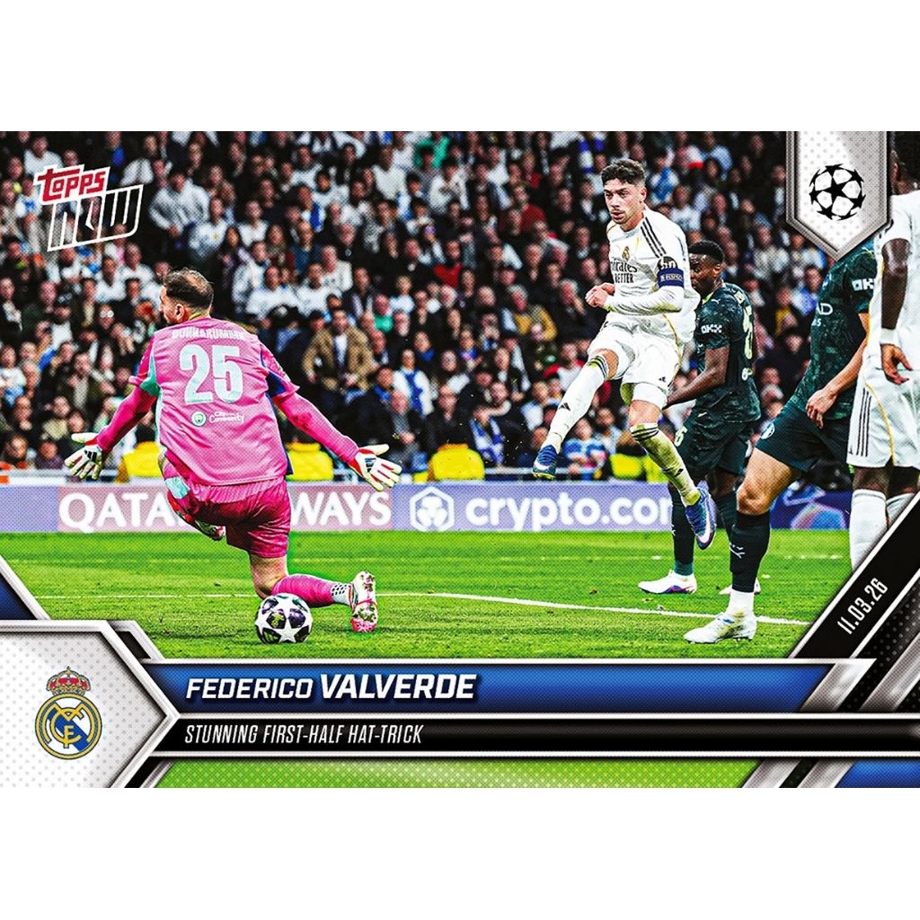 Federico Valverde - 2025-26 UCL Topps NOW - การ์ด 104