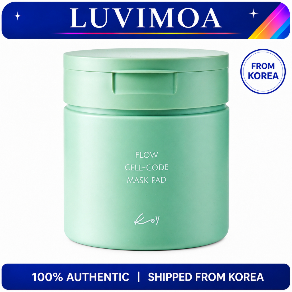 [Koy] Flow Cellcode Mask Pad 1 ชิ้น Moisture Essence Pad Daily Korean Skincare Mask Pad
