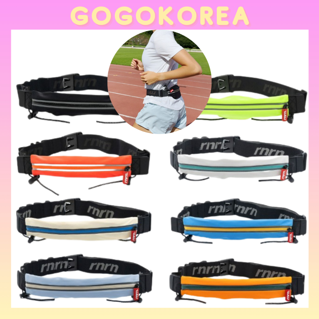 [RNRN] Running Belt Pro Lightweight 70g Marathon Waist Pack Phone Holder Energy Gel Running Belt กัน