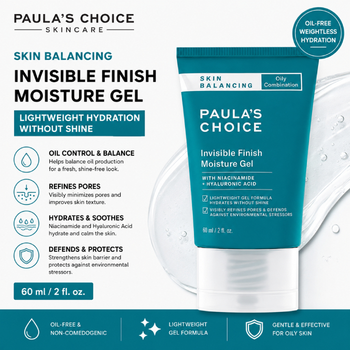 [PAULA'S CHOICE] Invisible Finish Moisture Gel 60mL
