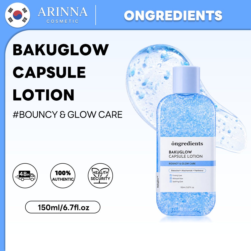 Ongredients Bakuglow Capsule Lotion 150ml
