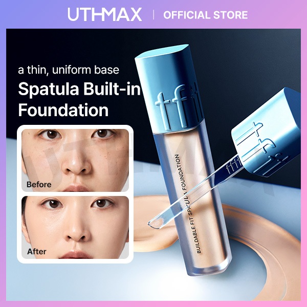 [TFIT OFFICIAL] Buildable Fit Spatula Foundation 15g High Coverage Long Lasting