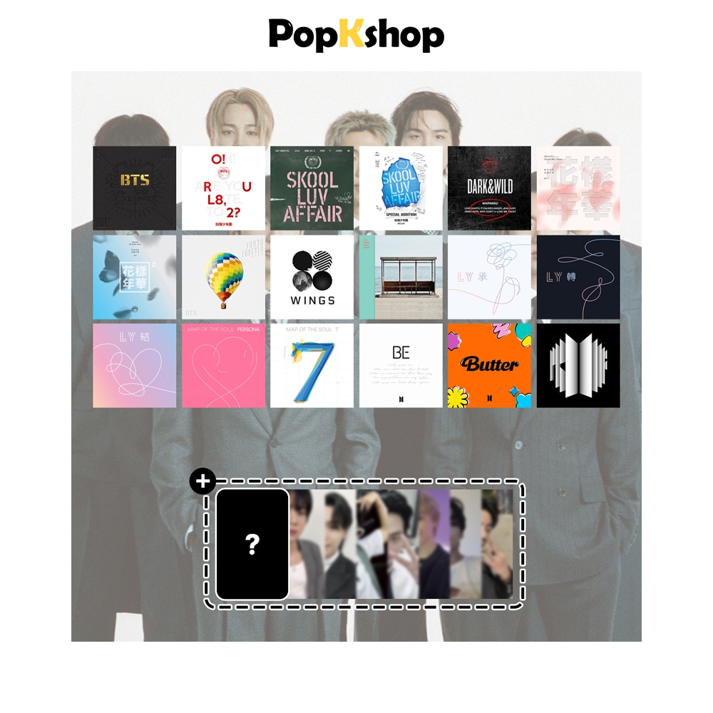 [ของแถม] BTS Album HYYH WINGS YNWA 2 COOL 4 SKOOL LOVE YOURSELF PERSONA MOTS BE BUTTER PROOF