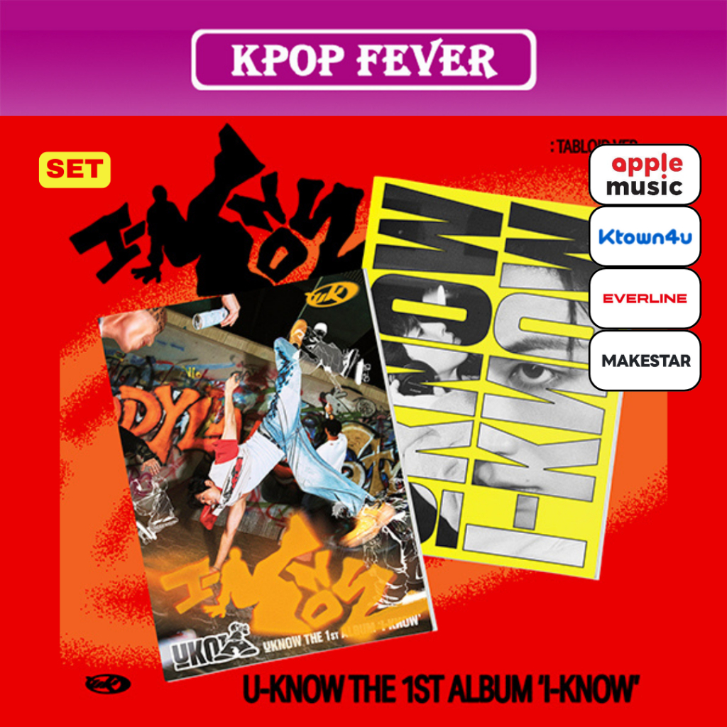U-Know [I-KNOW] Tabloid ver. SET / 1st Full Album