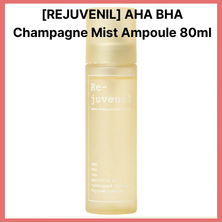 [HOT] [REJUVENIL] AHA BHA PHA Champagne Mist Ampoule 80ml / AHA BHA PHA Collagen Hydrating Toner Mis