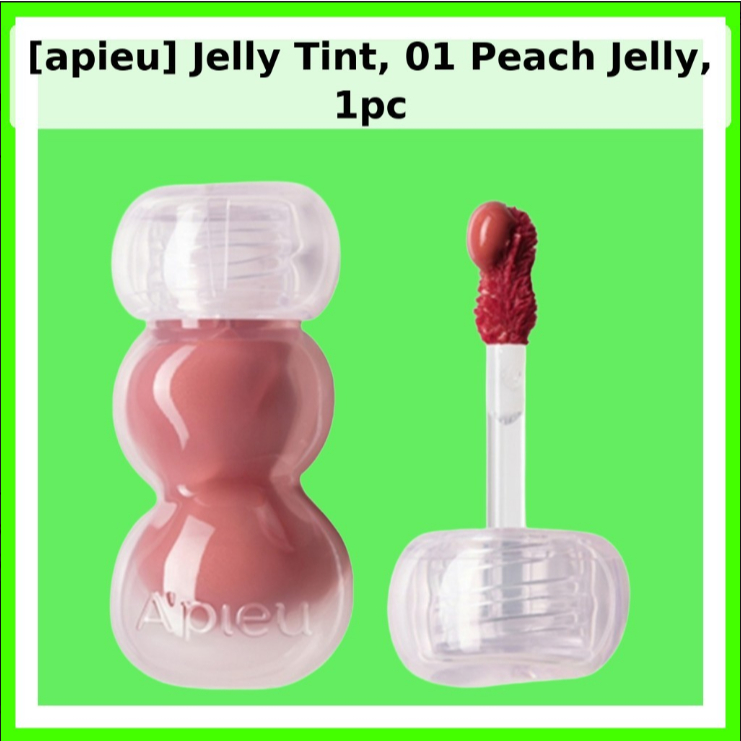 [apieu] Jelly Tint, 01 Peach Jelly, 1pc / Korean Jelly Tint / Vibrant Color / ของแท้ 100% by Kick