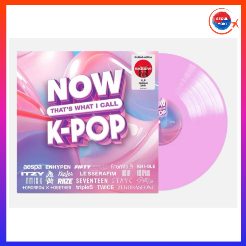 K-POP Limited Edition (Pink LP / Photocard) NOW THATS WHAT I CALL K-POP
