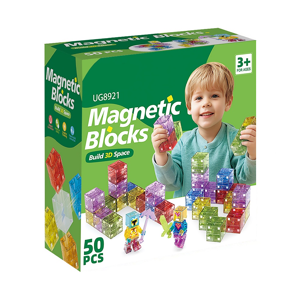 Lucky Baby Montessori Eductive Magnetic Cube 50 ชิ้น