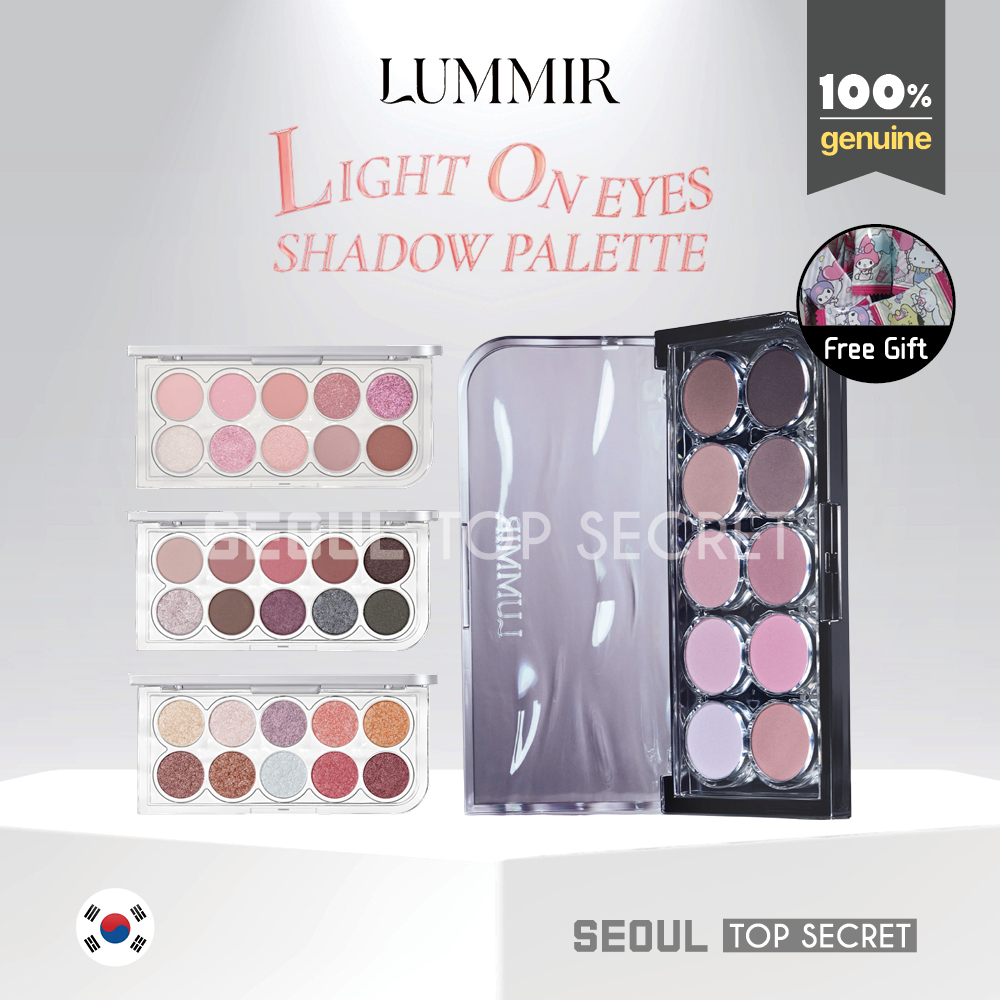 [LUMMIR] Light On Eyes Shadow Palette 5.9g 8 Colors | NEW COLOR 11PM #08 Moonlit Mauve