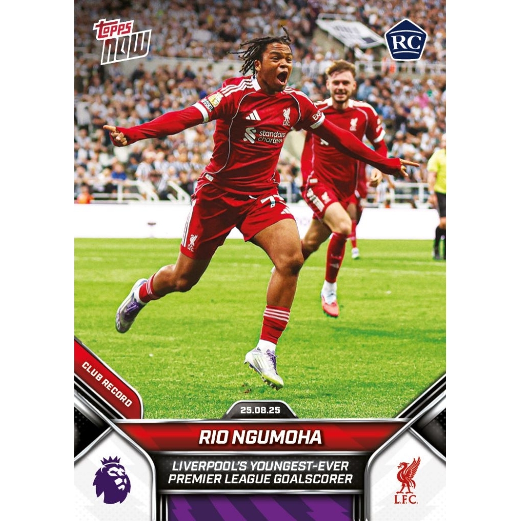 Rio Ngumoha - 2025-26 Premier League Topps NOW - การ์ด 11