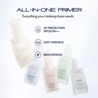 VDL Tone Stain Color Correcting Primer 30ml | Anti-Dullness Brightening Primer