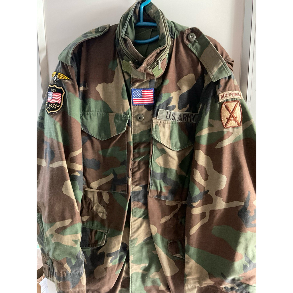 เสื้อทหาร M65 Woodland
