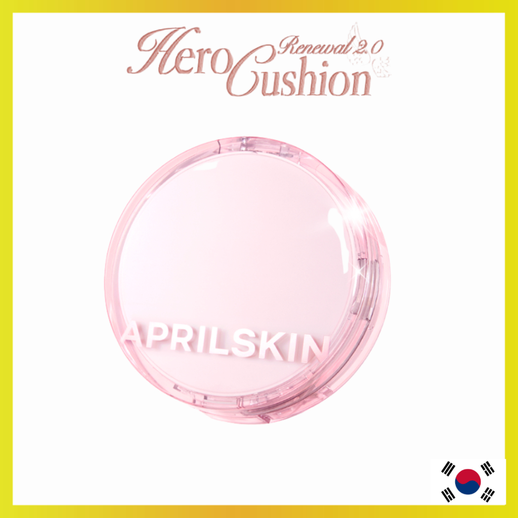 APRILSKIN Hero Cushion (ชุดพิเศษรีฟิล) | Yet บางครอบคลุมทรงพลัง | มี 4 เฉดสี