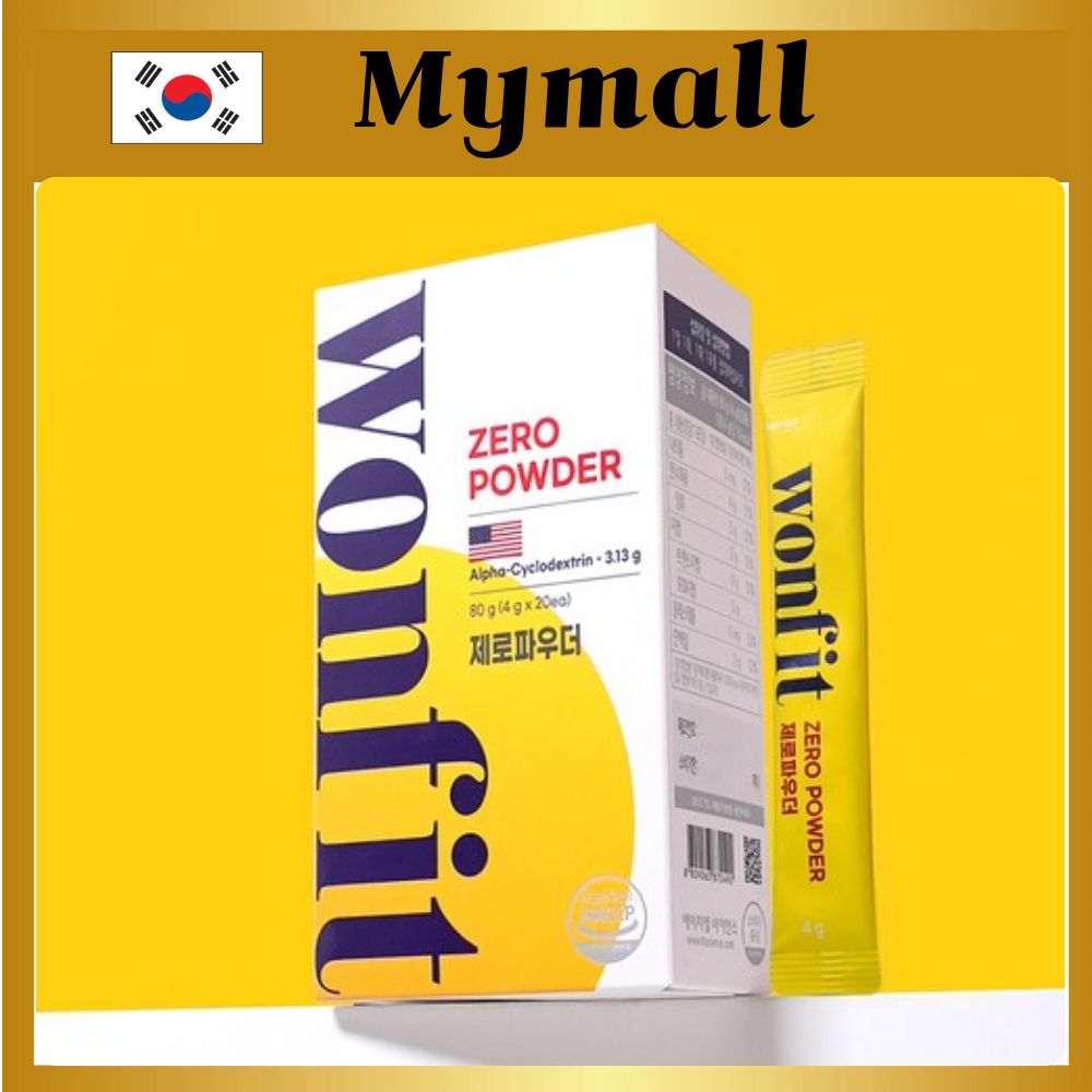 ALPHA CD wonfit Zero Powder 80g 20 Sticks Diet Fibre Drink Mix Weight Management Korean Made Daily W