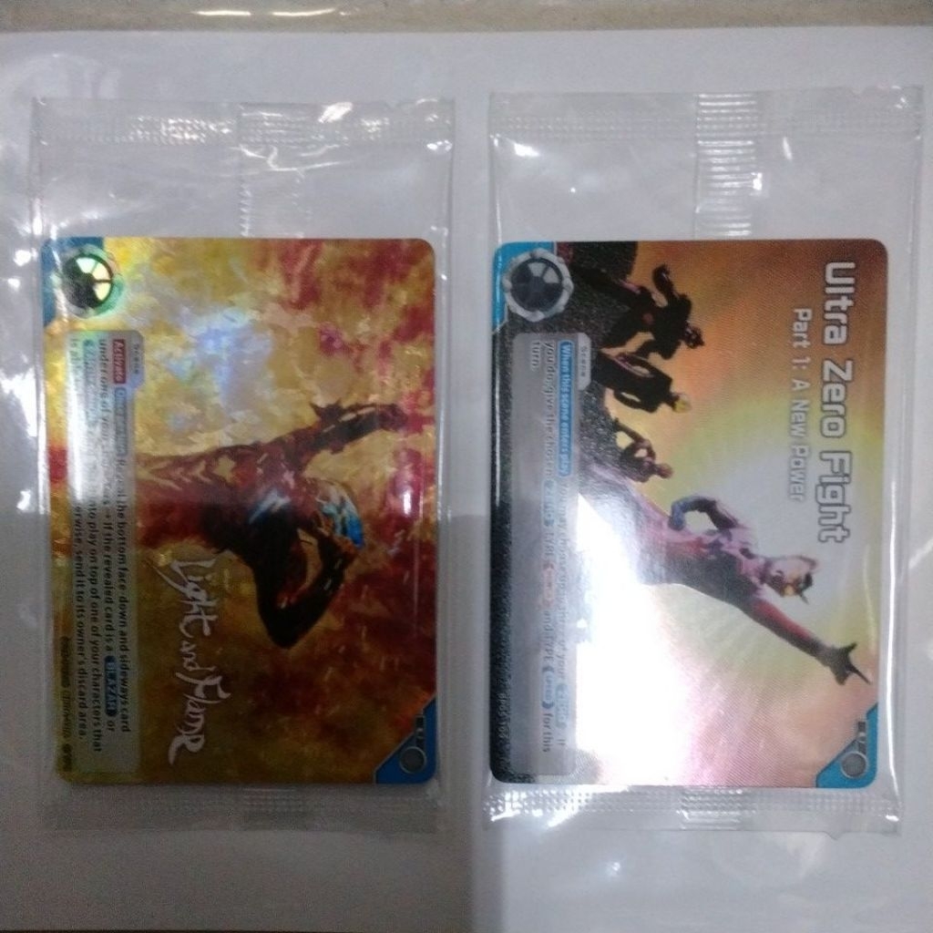 ไฟและเปลวไฟการ์ดอุลตร้าแมนอังกฤษ (Y26-P022) BP06-106 U /Zero Fight Part 1: A New Power (Y25-P002) BP
