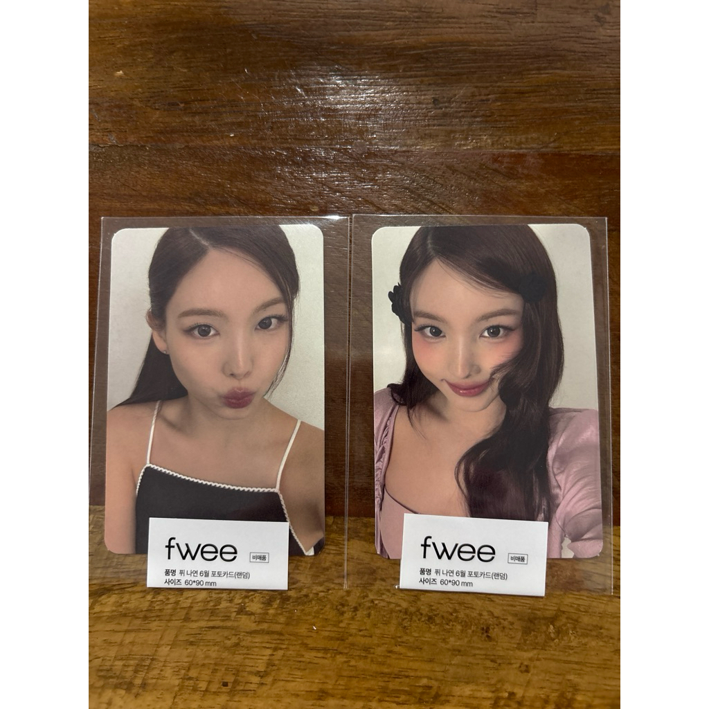 [PHOTOCARD] สองครั้ง Nayeon Fwee มิถุนายน 2026
