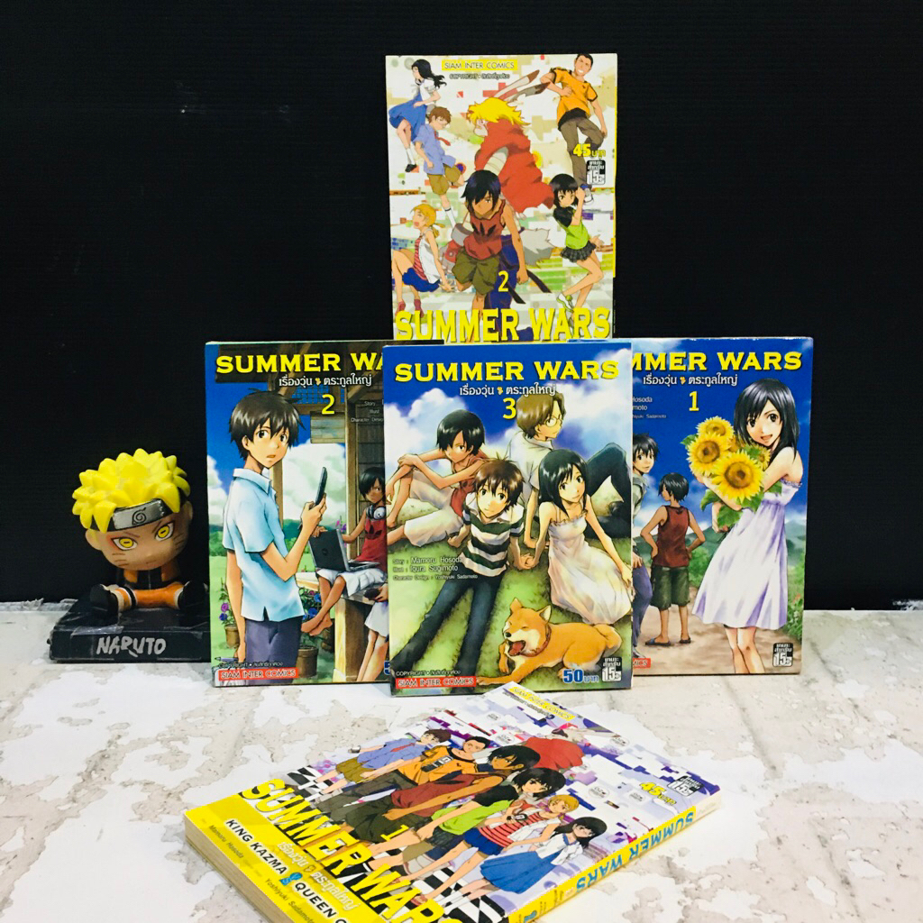 👻☠️👺หนังสือการ์ตูนเรื่อง:SUMMER WARS 2ภาค  (AD5409)
