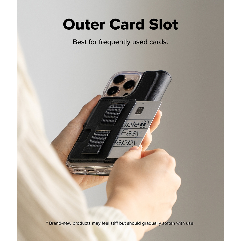 Ringke Folio Grip Wallet Magnetic สําหรับ iPhone 16 Pro Max / 16 Plus เคสป้องกันพร้อมพื้นที่จัดเก็บ - รูปที่ 4