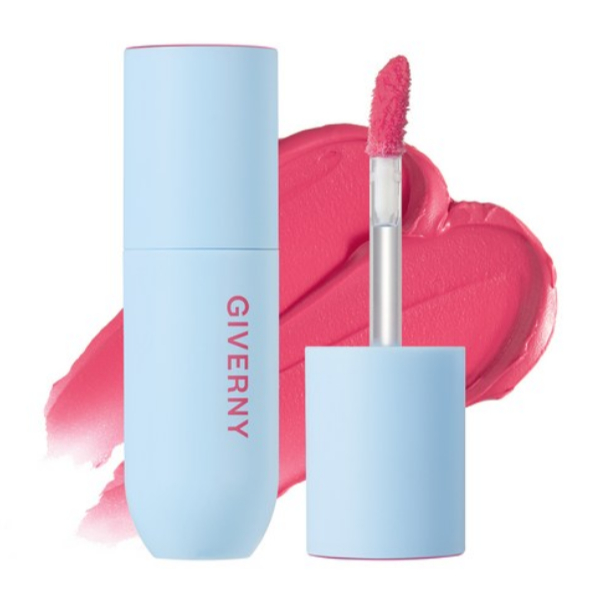 GIVERNY Fluffy Sheer Tint 3.5gSoft Cloudy Velvet Lip Tint with Moist Glow FinishLightweight Airy Tin